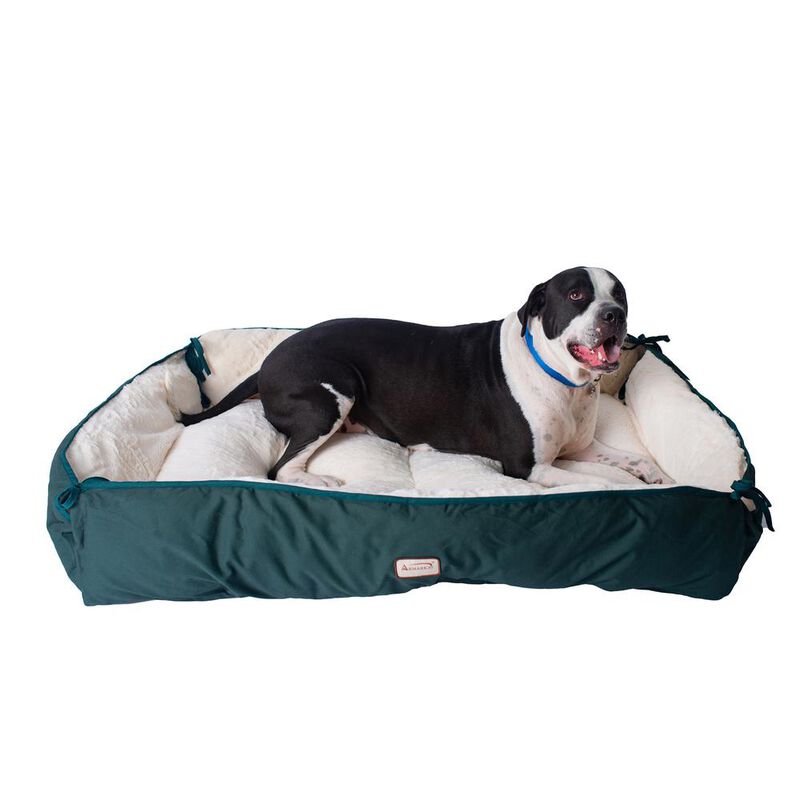 Armarkat Large Laurel Green & Ivory Pet Bed And Mat