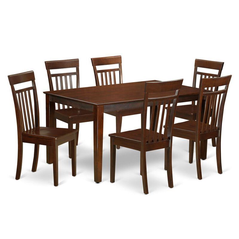 7 PC Dining room set for 6 - Dining Table and 6 Dining Chairs