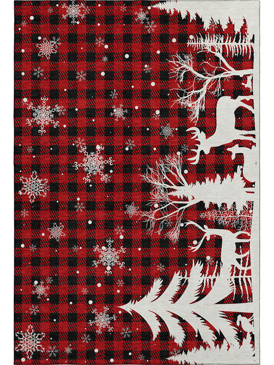 Merry & Bright MY26 Red 30" x 46" Rug