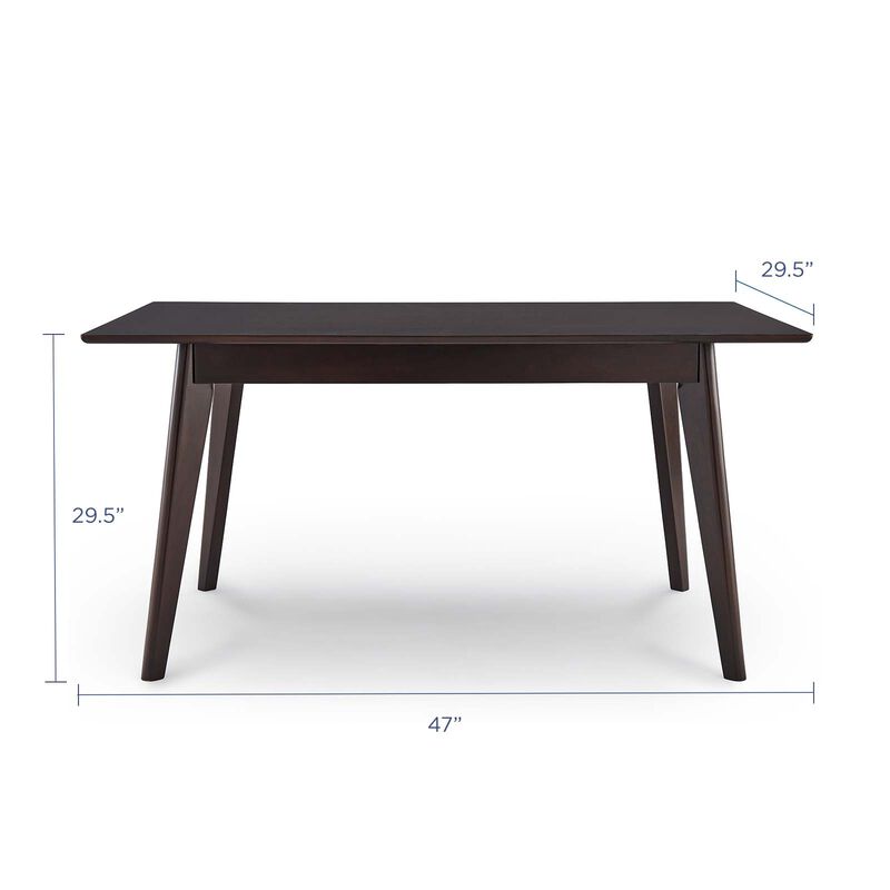 Modway - Oracle 47" Rectangle Dining Table Cappuccino