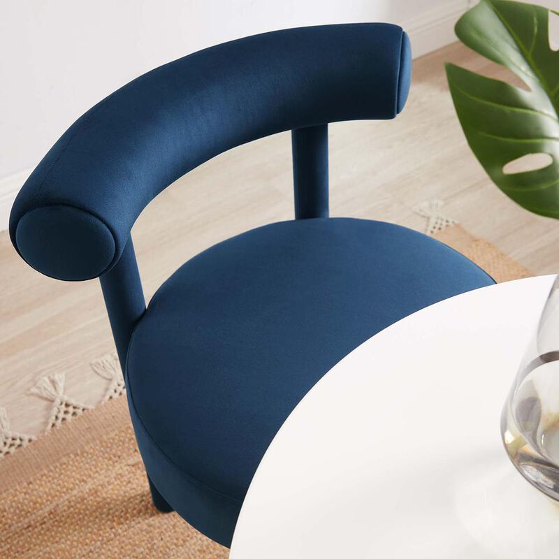 Toulouse Performance Velvet Dining Chair image number 7