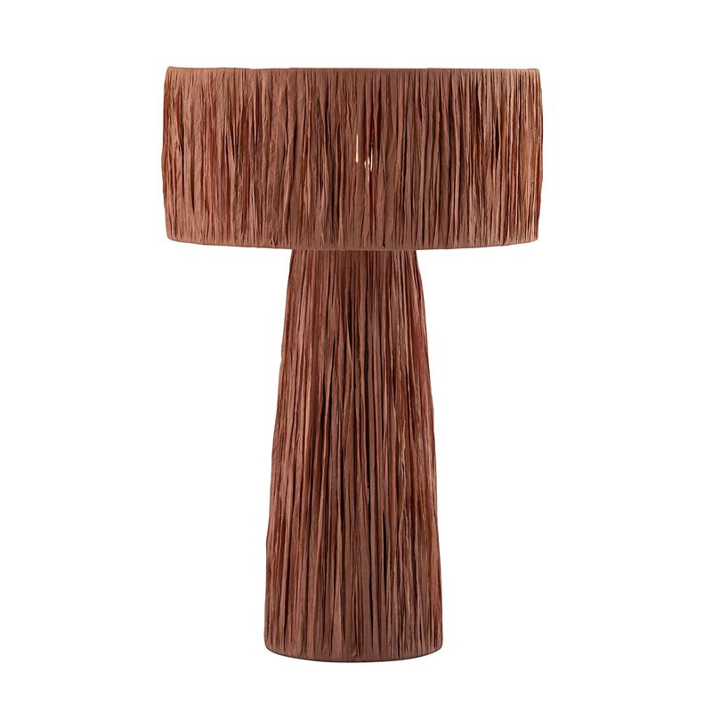 Shelby Raffia Brick Table Lamp image number 2