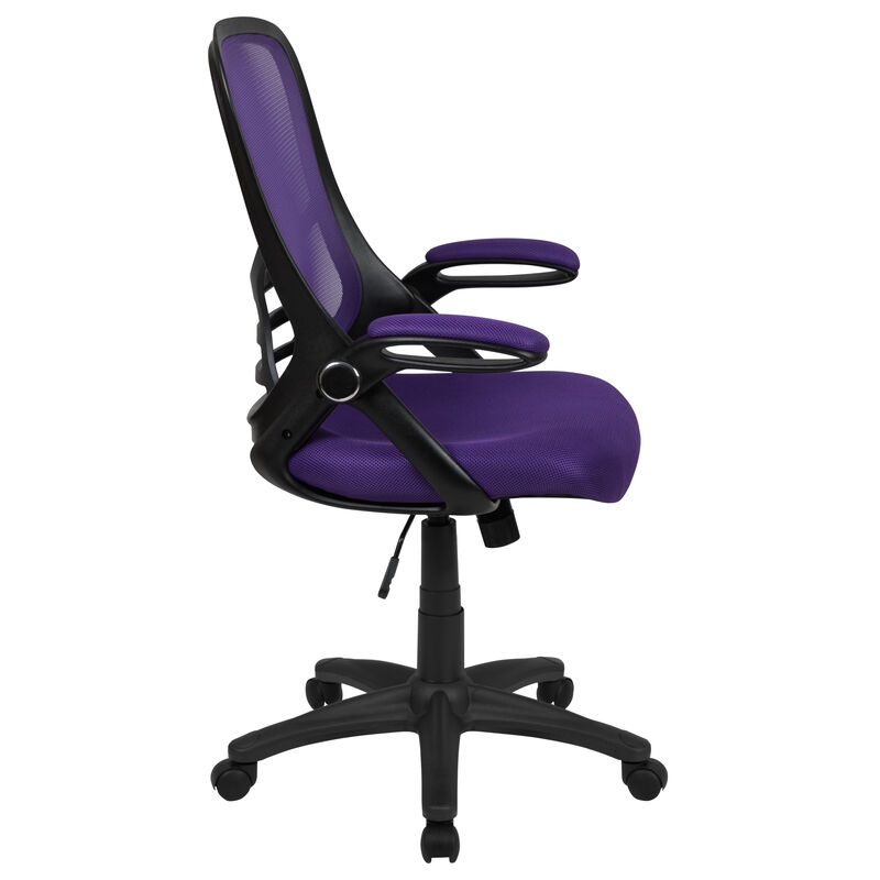 Porter High Back   Mesh Ergonomic Swivel Office Chair with Frame and Flip-up Arms image number 7
