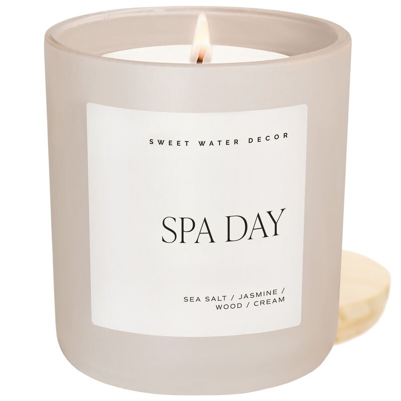 Sweet Water Decor Spa Day 15 oz Soy Candle image number 0