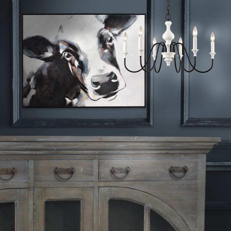 Lucy The Cow Framed Wall Art
