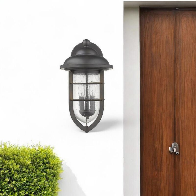 Hivvago Dylan 3-Light Oil-Rubbed Bronze Wall Light