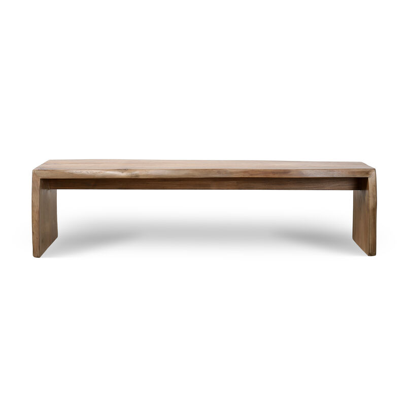 Solid Walnut Entryway Bench in Natural Wood image number 0