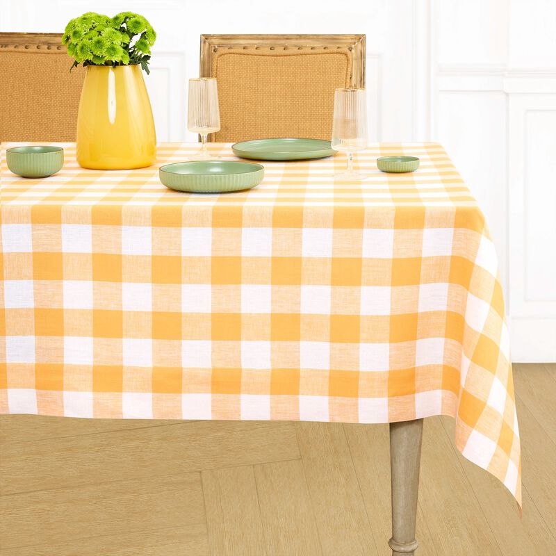 Linen Tablecloth - Buffalo Check image number 0