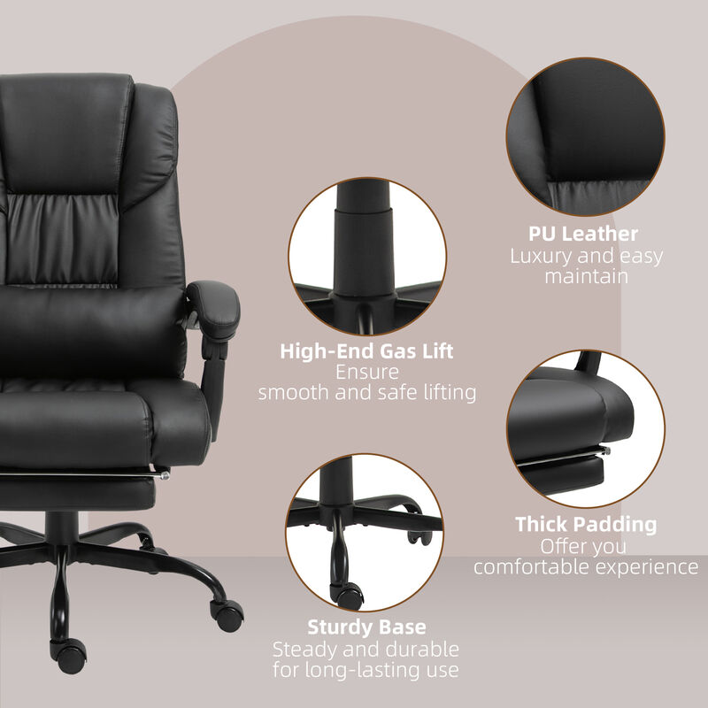 Massage Office Chair with Adjustable Settings and Comfort Cushion