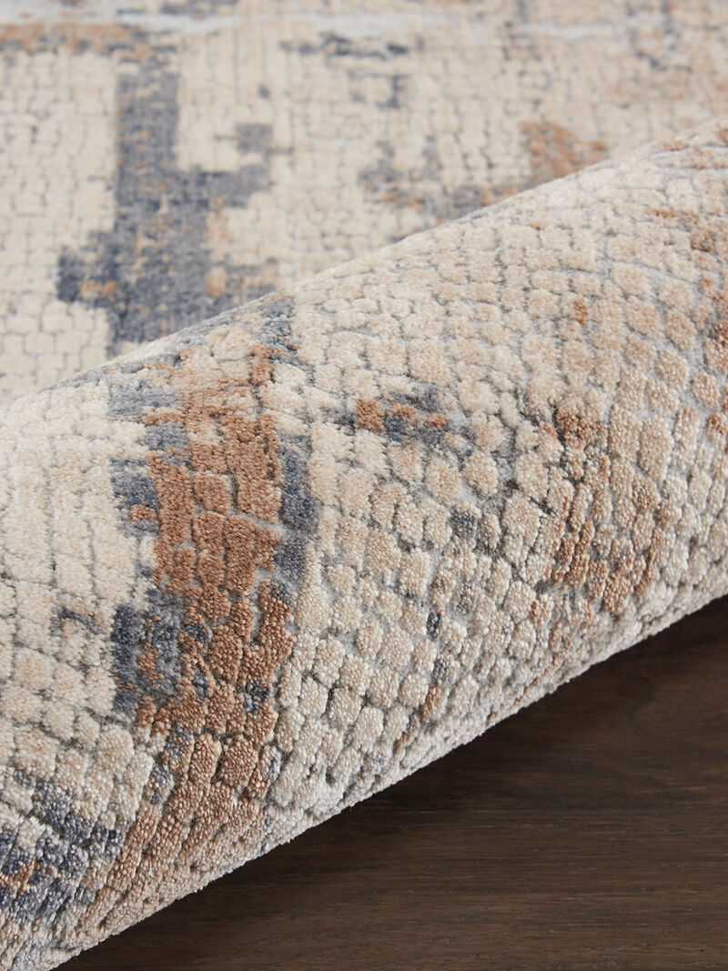 Rustic Textures RUS06 Beige/Gray 5'3" x 7'3" Rug image number 6
