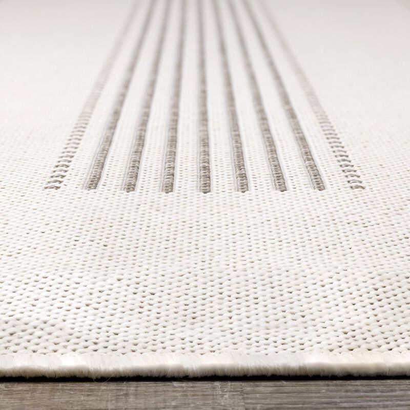 Novelle Home Beige 6x9 Rug with Modern Striped Design, Neutral Area Rug for Home image number 6