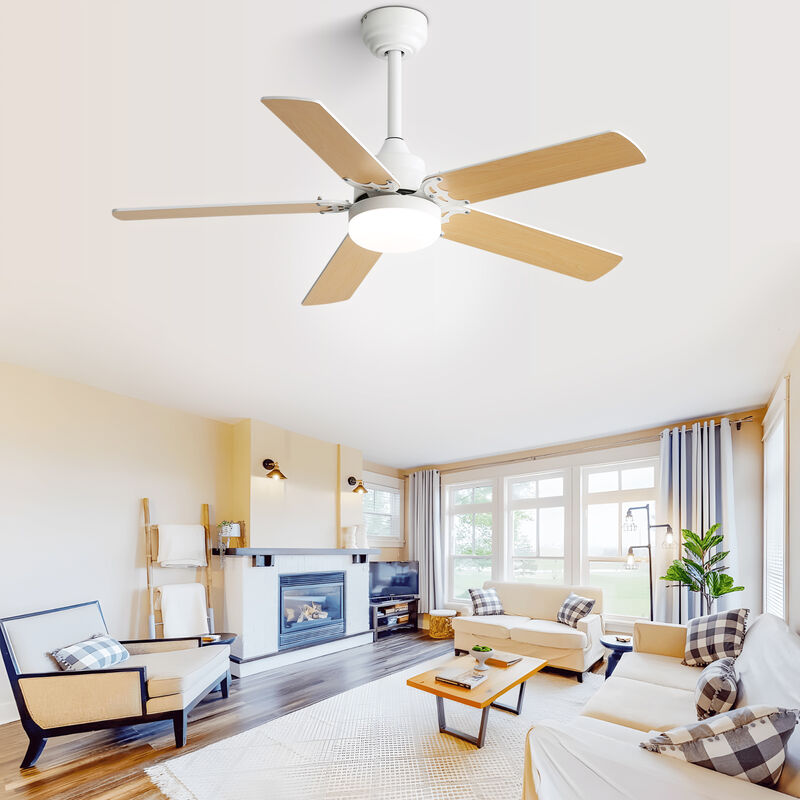 ELEMENT ACE Efficient 42-Inch Ceiling Fan with Adjustable LED Lighting and Quiet DC Motor for Optimal Air Circulation image number 1