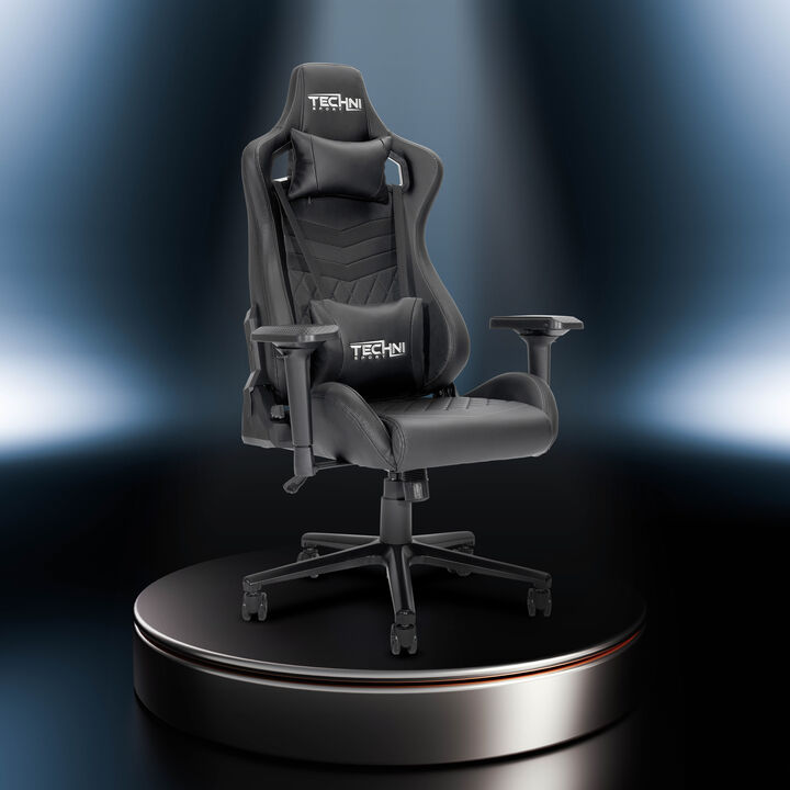 Techni Sport TS-83 Ergonomic High Back Racer Style PC Gaming Chair, Black
