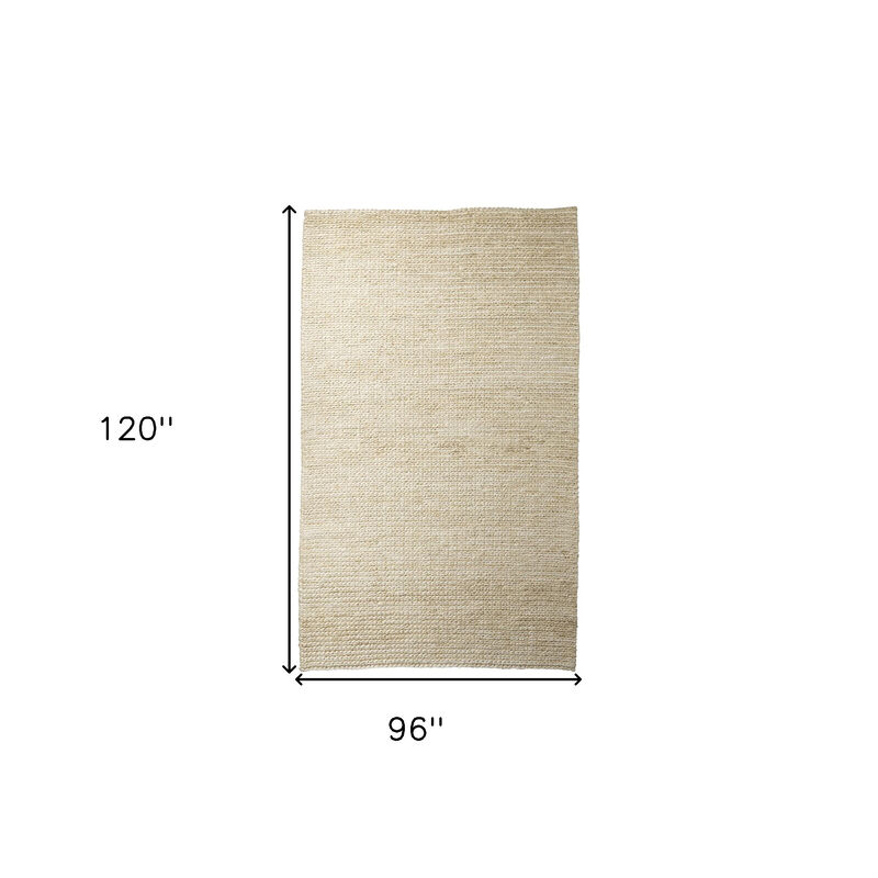 HomeRoots Jute Hand Woven Area Rug image number 3