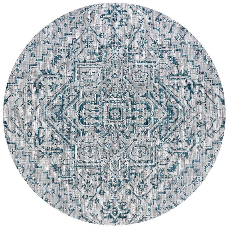 Estrella Bohemian Medallion Textured Weave Area Rug