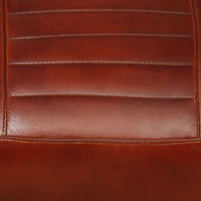 Lounge Chair Brown Genuine Leather