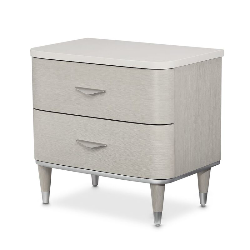 Michael Amini Eclipse Nightstand - Moonlight