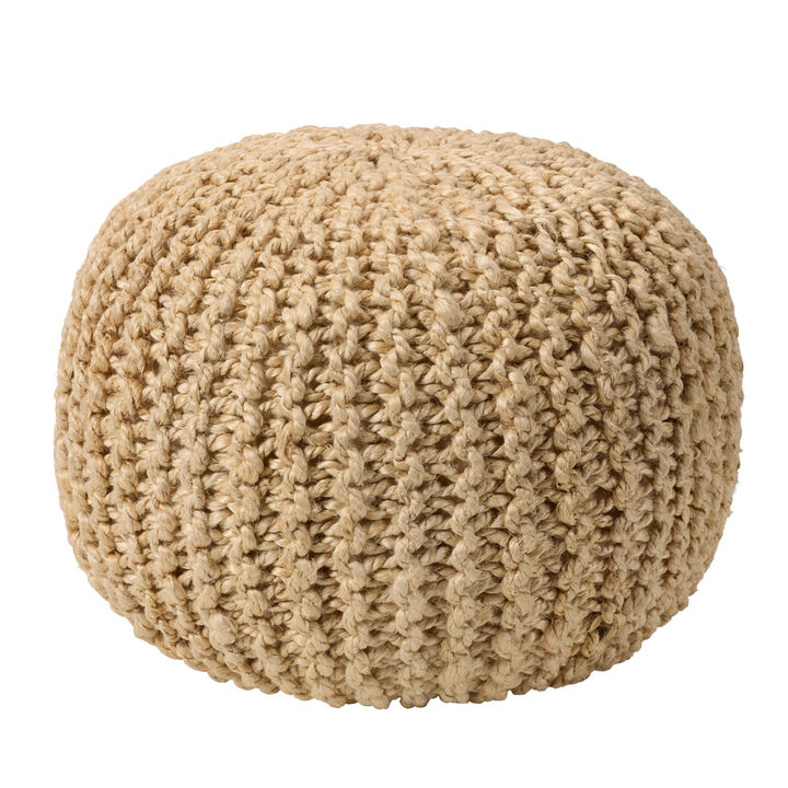 CANOVA POUF CYL Creme Brulee