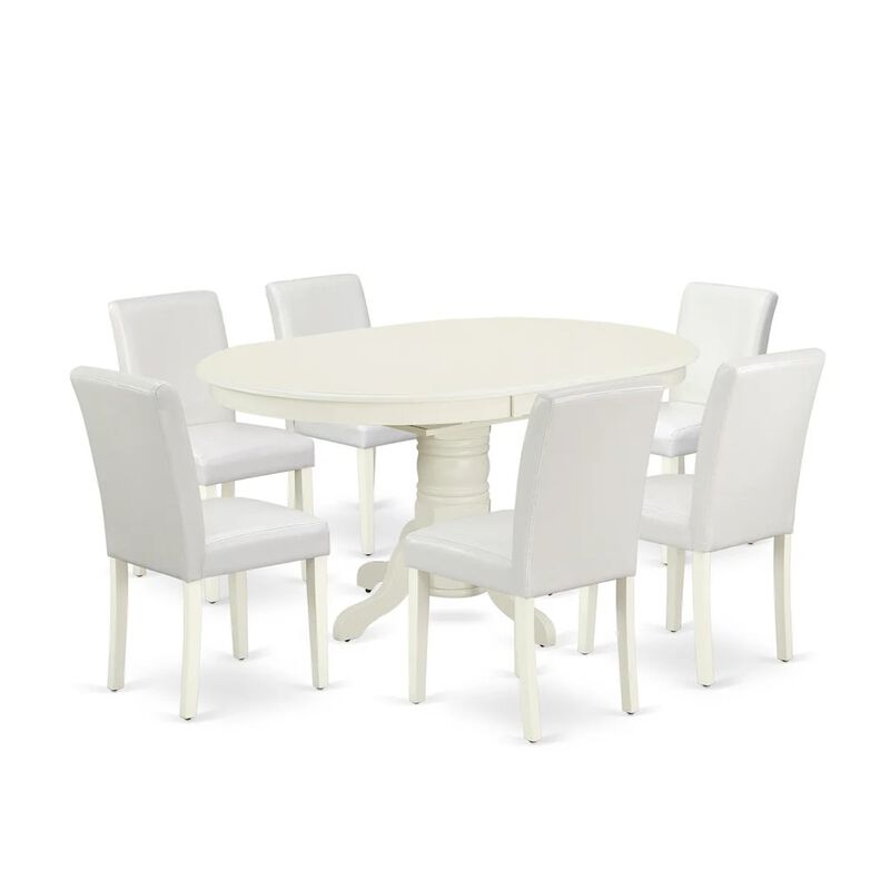 Dining Room Set Linen White