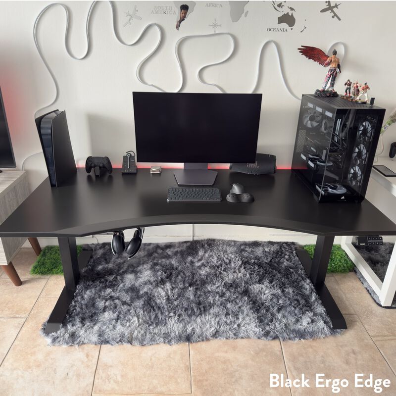 Desky Dual Ergo Edge Sit Stand Desk image number 3