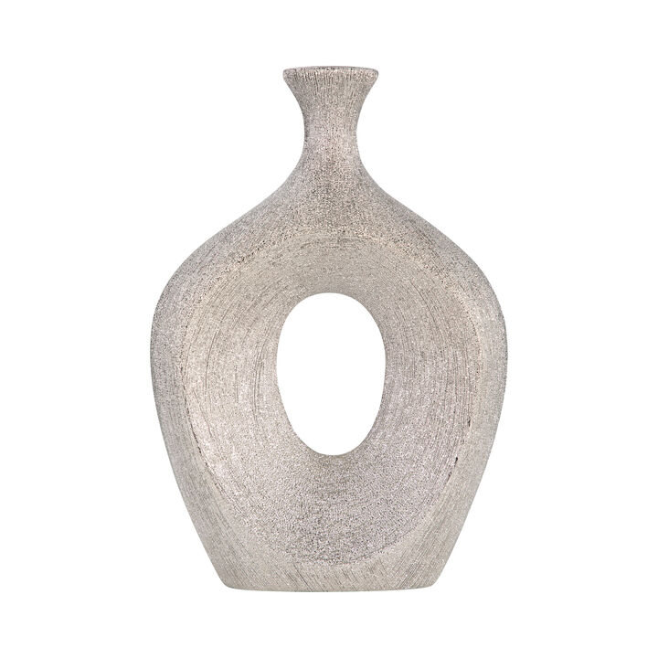 13" Beaded Oval Vase Cut-out
