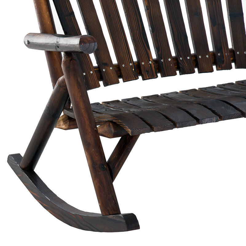 Hivvago Patio Adirondack Rocking Chair for Garden and Porch image number 7