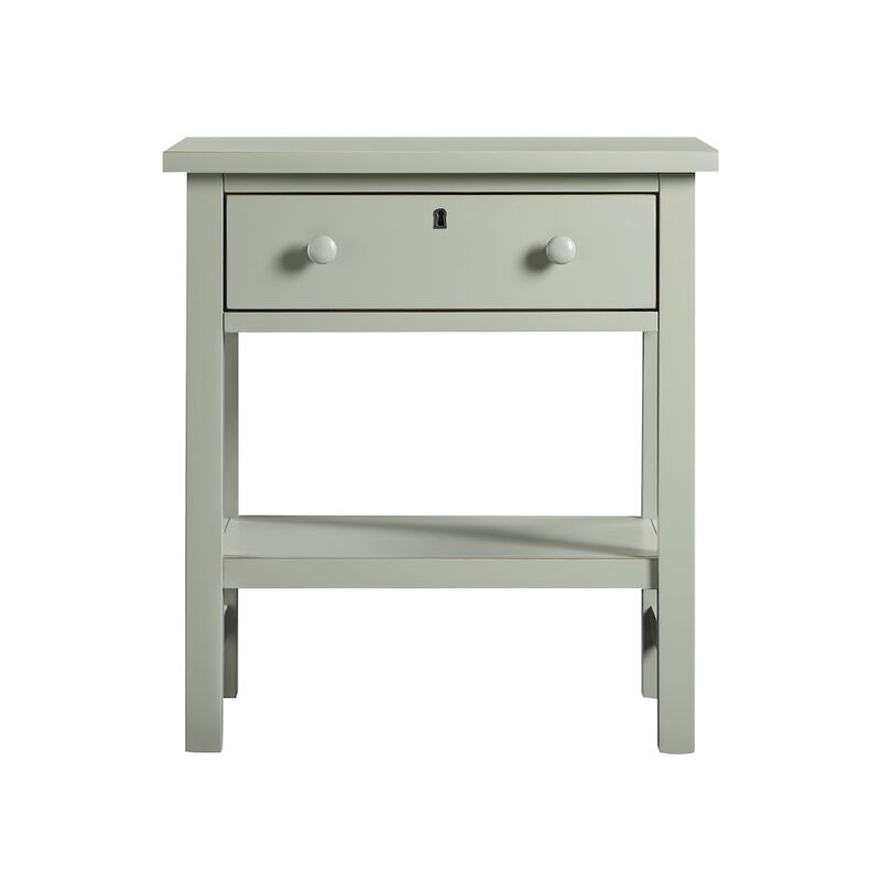 Comfort Pointe Franklen 1-drawer Storage Nightstand - Antique Gray