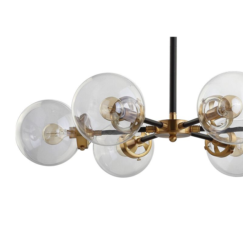 Caleb Brass Cluster Pendant