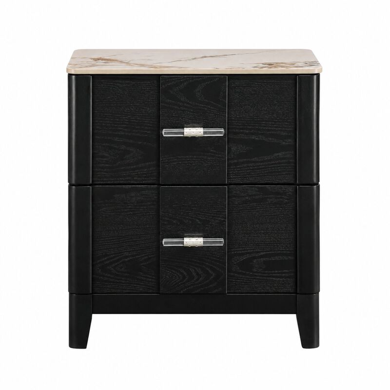 Wynavere Porcelain-Top 2-Drawer Nightstand image number 0