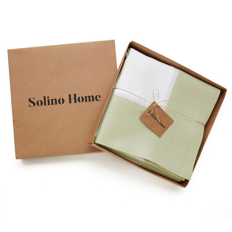 Solino Home 100% Pure Linen Tablecloth - Contempo