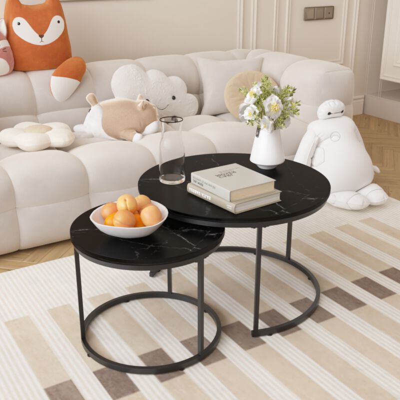 Winpis 2-Piece Nesting Coffee Table Set image number 2