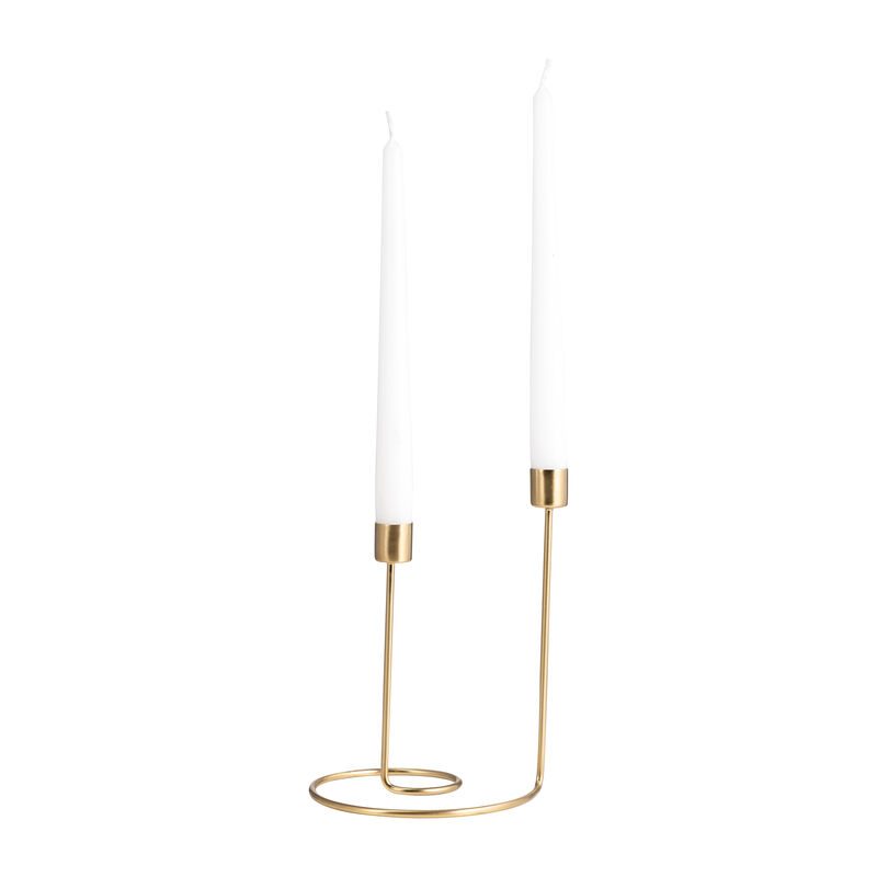 Swirly 2-Taper Candle Holder image number 3