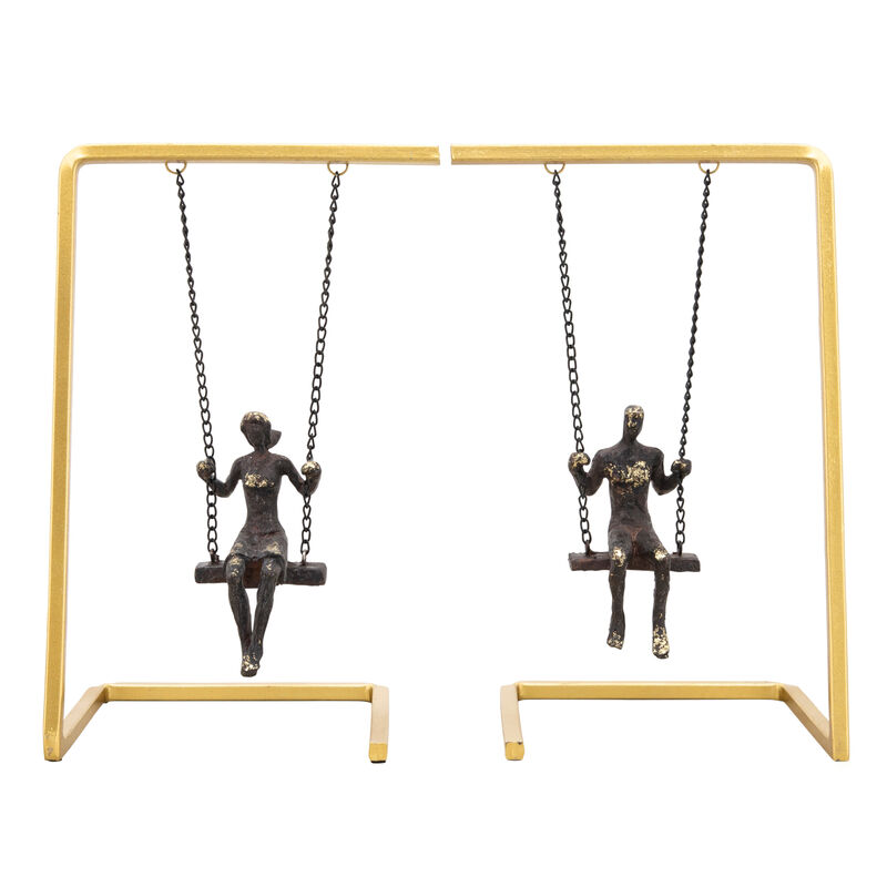 S/2 Swinging People Bookends image number 1