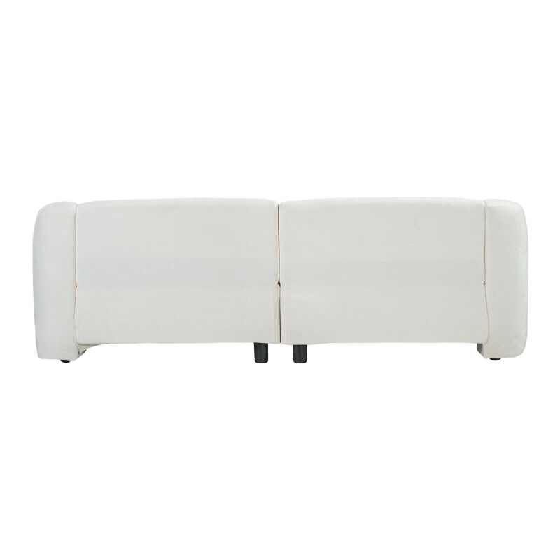 Vixba 87.4" Modern Curved Block Sofa image number 6