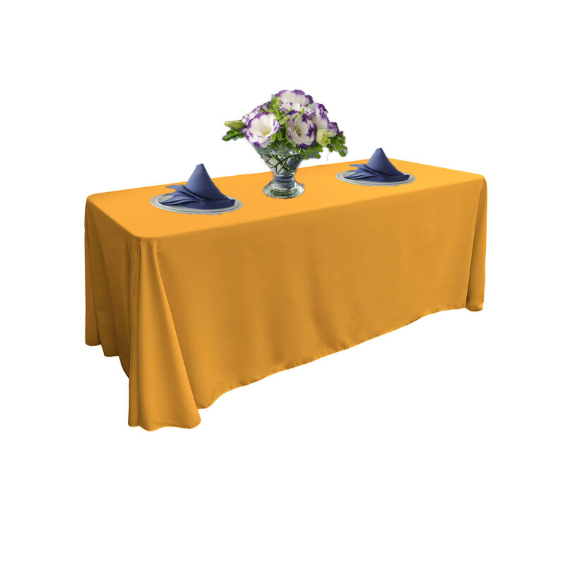 Polyester Poplin Tablecloth Rectangular Design for Dining, Weddings and Parties image number 1