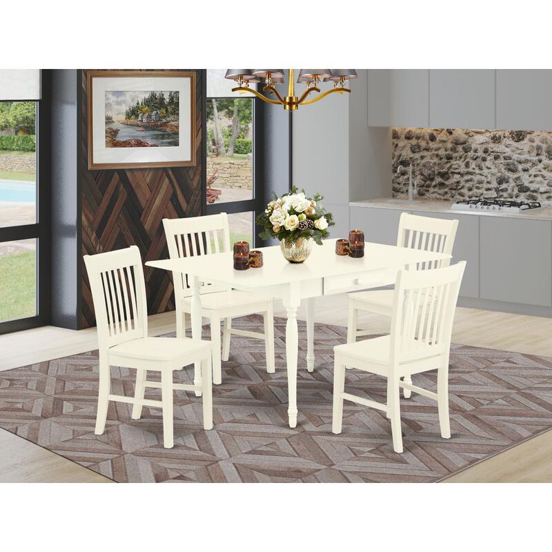 Dining Room Set Linen White