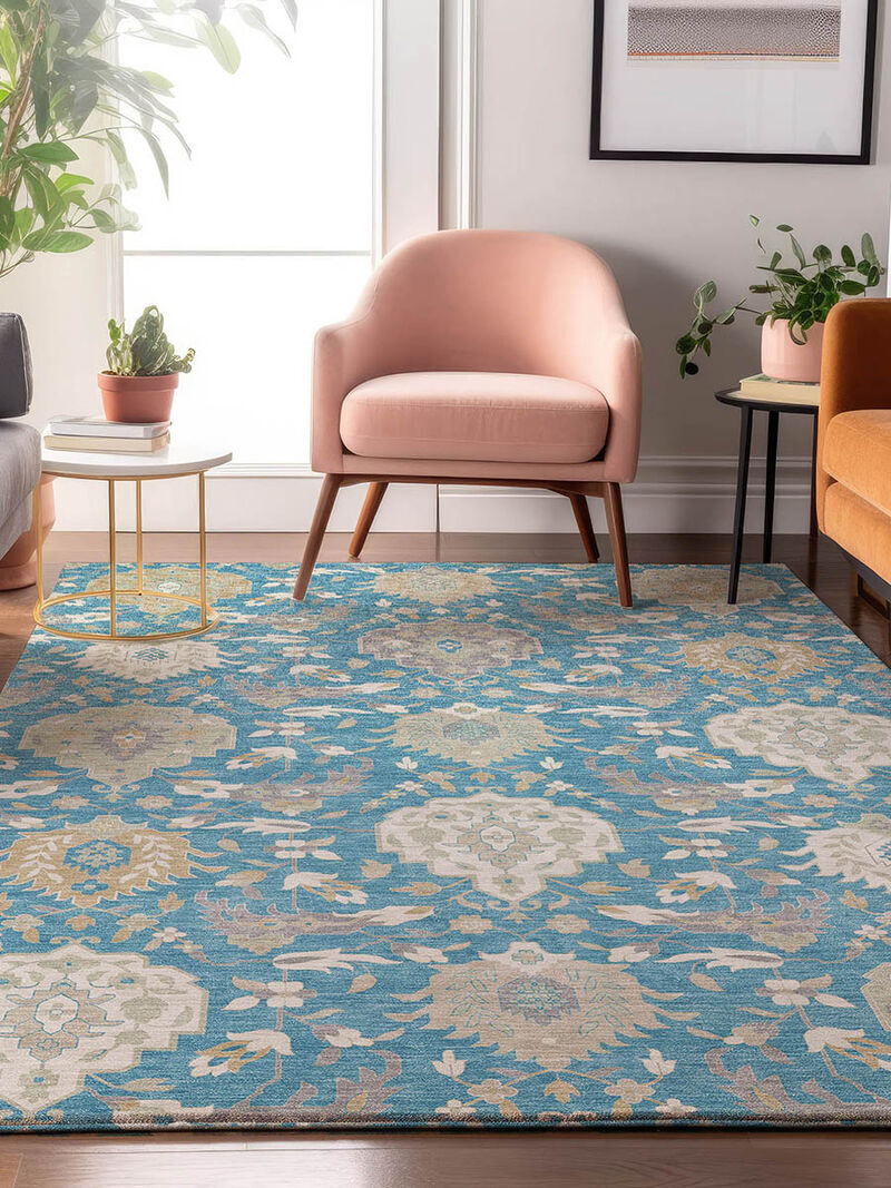 Tabrook TB4 Blue 10' x 14' Rug