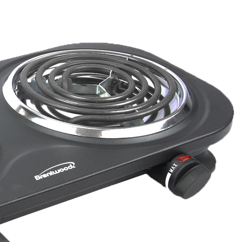 Brentwood Electric 1500W Double Burner - Black