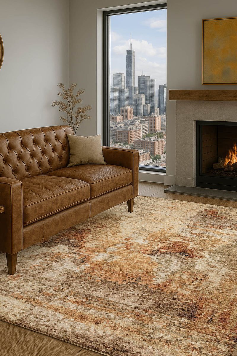 Lumara LM2 Copper 9' x 12' Rug image number 1