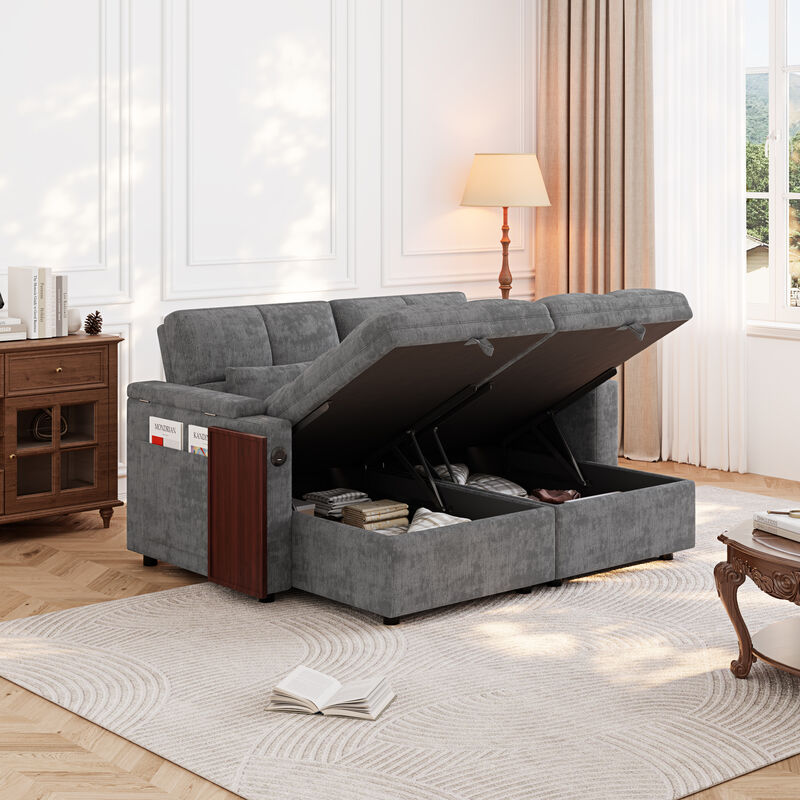Liswef Modular Sleeper Sofa image number 4