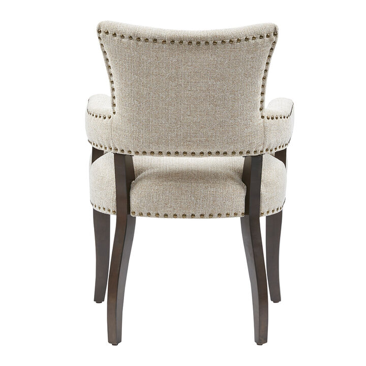 Gracie Mills Kyla Set of 2 Modern Upholstered Dining Chairs
