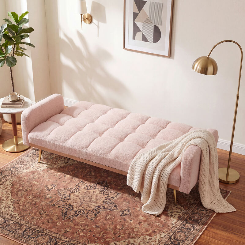Wosdik Teddy Fleece Adjustable Futons image number 3