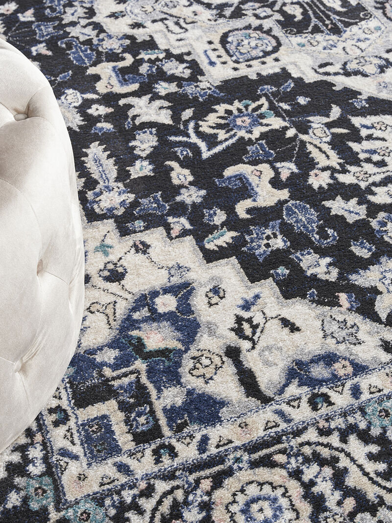 Passion PSN33 Black/Ivory 8' x 10' Rug