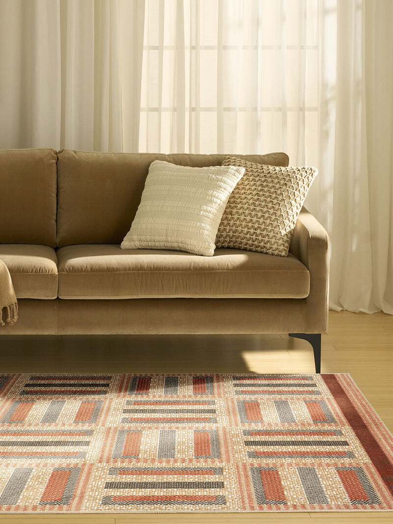 Nordic NRC11 Multicolor 4' x 6' Rug