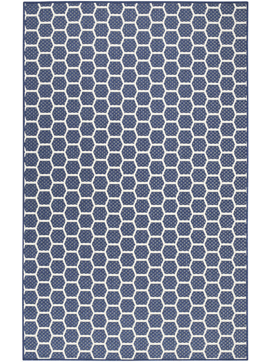 Twist Reversible TWS01 Navy 6' x 9' Rug