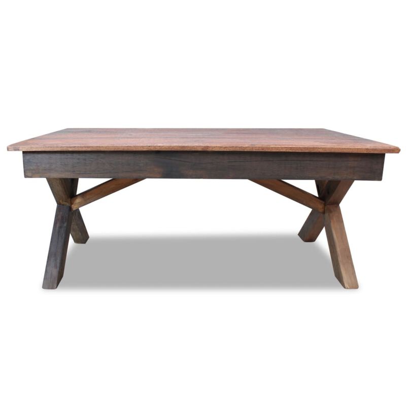 vidaXL Coffee Table Solid Reclaimed Wood 43.3"x23.6"x17.7"