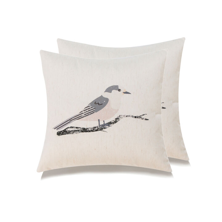 Farmhouse animals throw pillow - set of 2