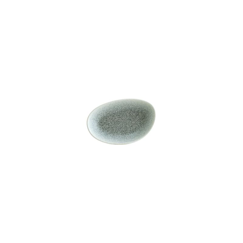 Luca Ocean Matte 6" x 4" x h:1" Organic Blue Vitrified Platter (Set of 2) image number 1