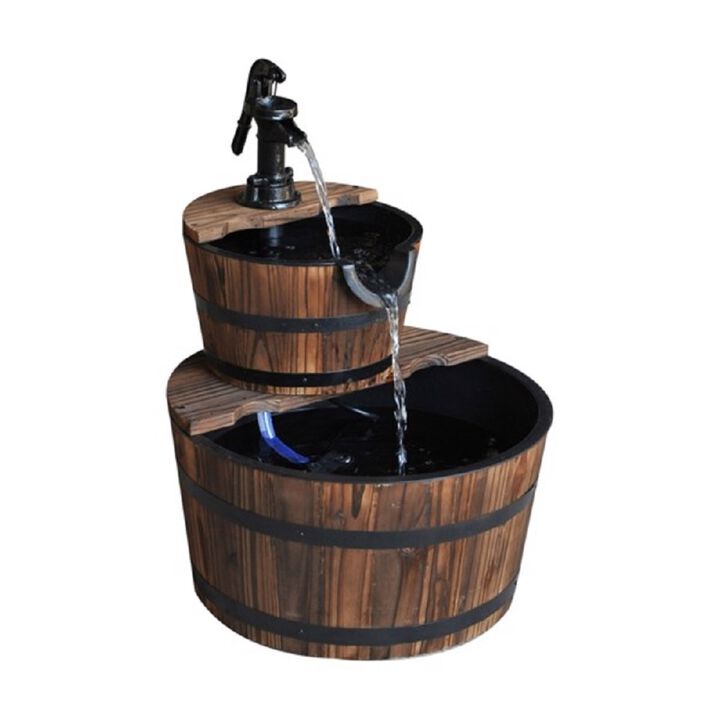 Water Fountain & Fish Tank Combo &ndash; Tranquil Feature for Indoor & Outdoor Spaces
