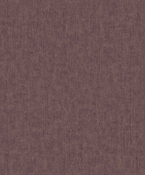 Leonardo Mauve Flock Stripe Wallpaper
